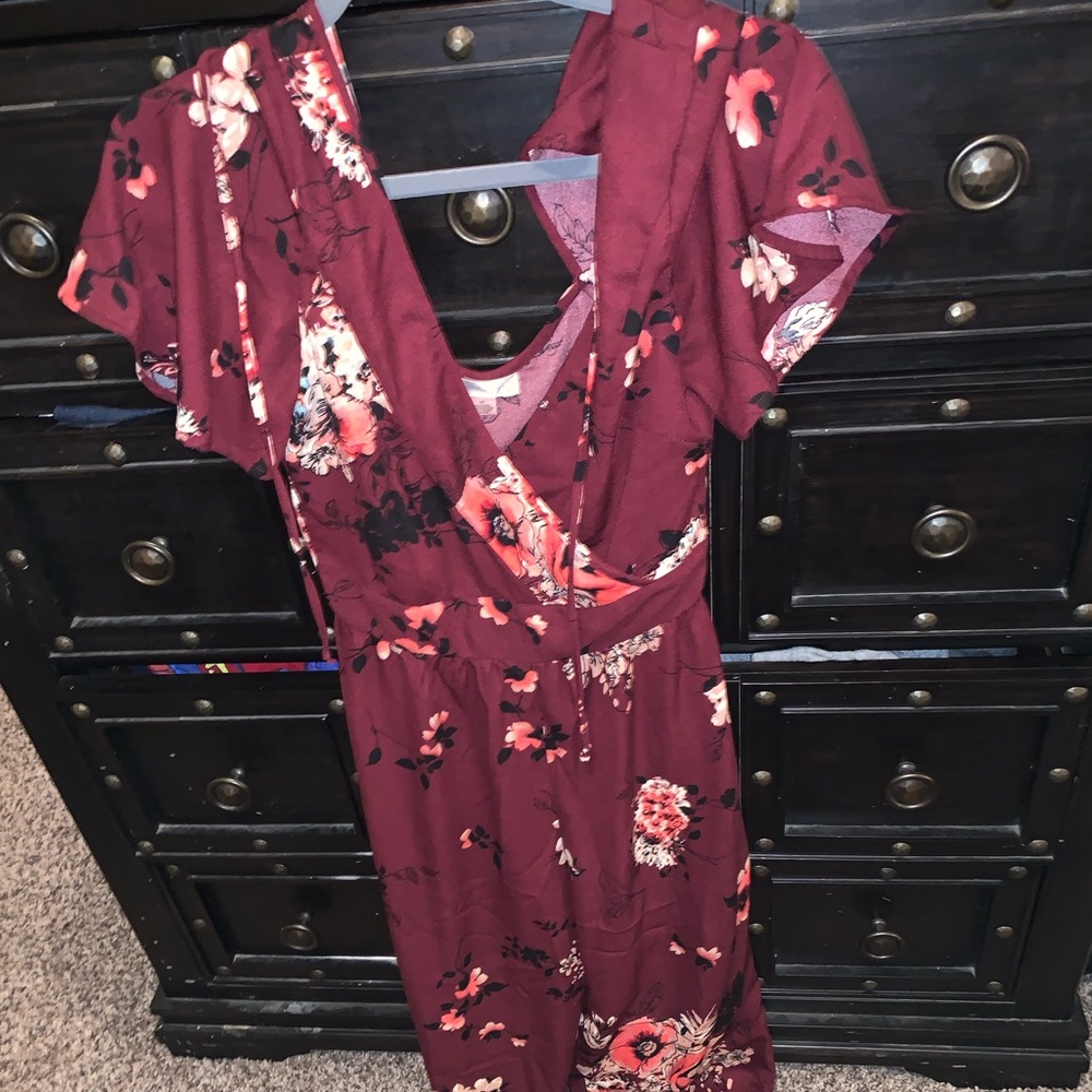 Floral jumpsuit